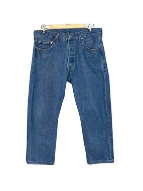 Levis Vintage 501XX Original Fit Button-Fly Jeans W36 L30 Medium Wash Blue Deni